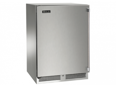 24" Perlick Indoor Signature Series Left-Hinged Undercounter Freezer in Solid Panel Ready Door - HP24FS42L