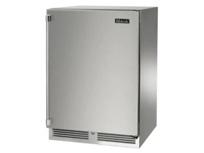 24" Perlick Indoor Signature Series Right-Hinged Undercounter Freezer in Solid Stainless Steel Door - HP24FS41R