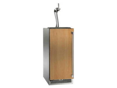 15" Perlick Indoor Signature Series Adara Left-Hinged Beverage Dispenser in Solid Panel Ready Door - HP15TS42LL1A