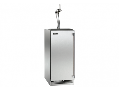 15" Perlick Indoor Signature Series Adara Left-Hinged Beverage Dispenser in Solid Panel Ready Door - HP15TS42L1A