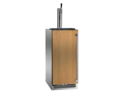 15" Perlick Indoor Signature Series Left-Hinged Beverage Dispenser in Solid Panel Ready Door - HP15TS42LL1