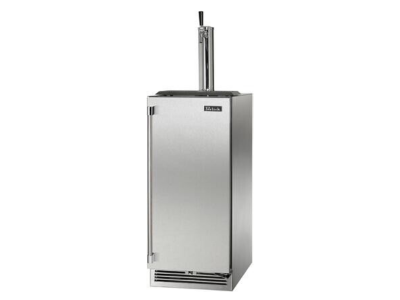 15" Perlick Indoor Signature Series Right-Hinged Beverage Dispenser in Solid Stainless Steel Door - HP15TS41RL1