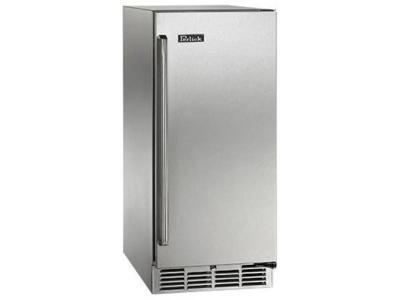 15" Perlick Indoor Signature Series Wine Reserve Solid Stainless Steel Door -  HP15WS41R