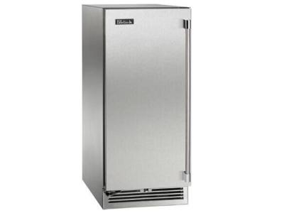 15" Perlick Indoor Signature Series Wine Reserve Solid Stainless Steel Door -  HP15WS41LL