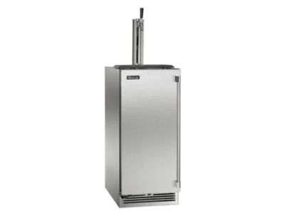 15" Perlick Indoor Signature Series Left-Hinged  Beverage Dispenser in Solid Stainless Steel Door - HP15TS41LL1