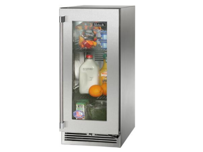 15" Perlick Signature Series Built-In Counter Depth Compact Refrigerator - HP15RS43R