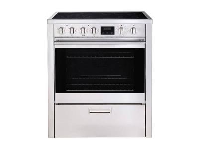 30" Porter & Charles 3.8 Cu. Ft. Slide In Electric Range in Stainless Steel - FEC76B3