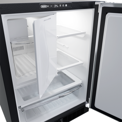 24" Marvel 5.9 Cu. Ft. Built-In Refrigerator Freezer With Crescent Ice Maker - MLRI224-SS01A