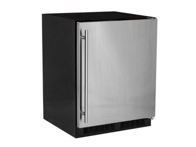 24" Marvel 4.6 Cu. Ft. Low Profile Built-In Refrigerator With Maxstore Bin And Door Storage - MARE224-SS41A