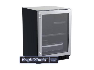 24" Marvel 5.3 Cu. Ft. Refrigerator With Brightshield - MLRE224-SG81A