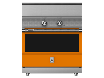 36" Hestan KRI Series Induction Range with 5 Elements in Citra - KRI36-BK-OR