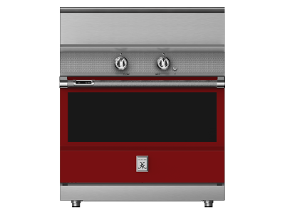 36" Hestan KRI Series Induction Range with 5 Elements in Matador - KRI36-BK-RD