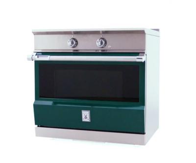 36" Hestan KRI Series Induction Range with 5 Elements in Steeletto - KRI36-BK