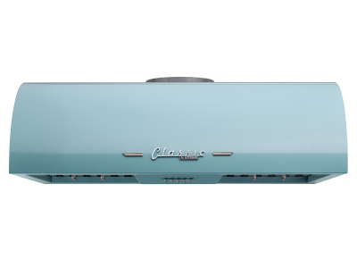 30″ Unique Classic Retro Rangehood with LED Lighting in Ocean Mist Turquoise - UGP-30CR RH T