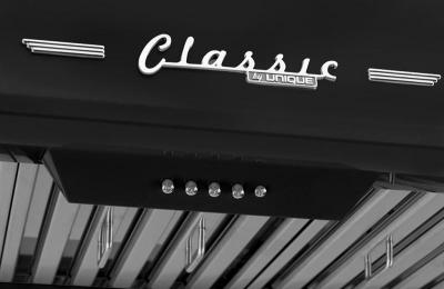 36" Unique Classic Retro Under Cabinet Range Hood with LED Light - UGP-36CR RH B