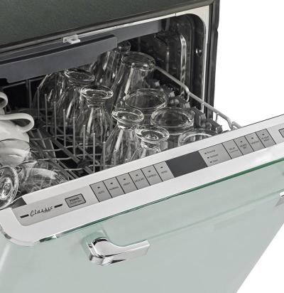 24" Unique Classic Retro Dishwasher with Stainless Steel Tub - UGP-24CR DW LG