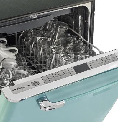 24" Unique Classic Retro Dishwasher with Stainless Steel Tub - UGP-24CR DW T