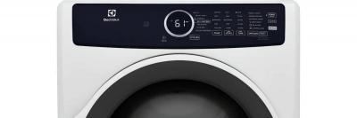 27" Electrolux 8.0 Cu. Ft. Front Load Electric Dryer in White - ELFE743CAW