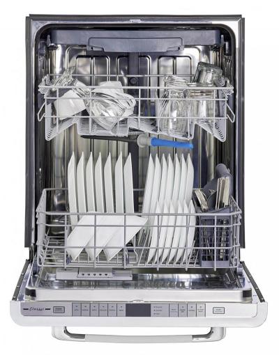 24" Unique Classic Retro Dishwasher with Stainless Steel Tub - UGP-24CR DW W