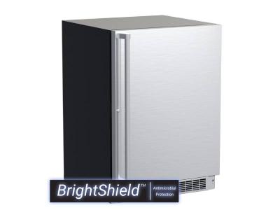 24" Marvel 5.5 Cu. Ft. Professional Refrigerator With Brightshield - MPRE424-SS81A