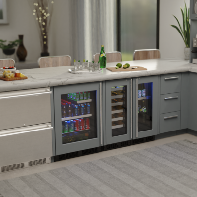 15" Marvel Professional 2.7 Cu. Ft. Built-In Beverage Center With Reversible Hinge - MPBV415-IG31A