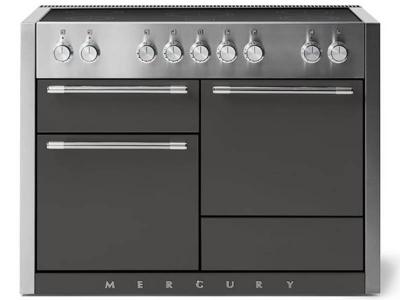 48" AGA Mercury Series 6 Cu. Ft. Slide In Induction Range with Glide Out Broiler System - AMC48IN-SLT