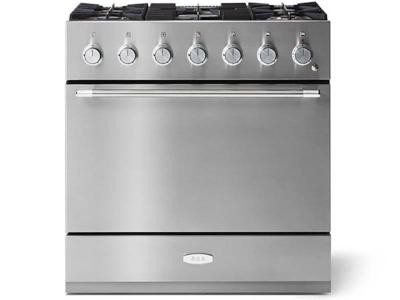 36" AGA Mercury Series 4.9 Cu. Ft. Slide In Dual Fuel Range - AMC36DF-SS