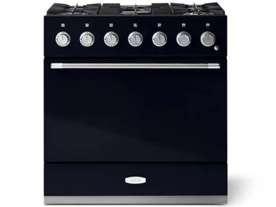 36" AGA Mercury Series 4.9 Cu. Ft. Slide In Dual Fuel Range - AMC36DF-BLK