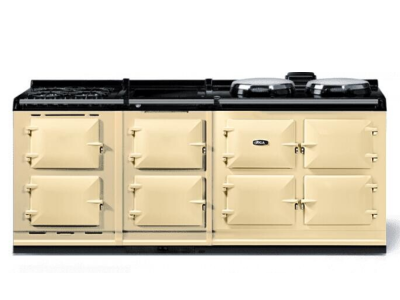 83" AGA CLASSIC eR7 210 with Hotcupboard Freestanding Dual Fuel Range - AER7783WGCRM