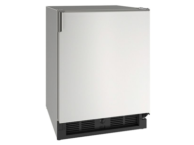 21" U-Line MRI121 2.1 Cu. Ft. Marine 115V Refrigerator/Ice Maker in Stainless Solid - UMRI121-SS01A