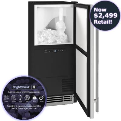 UHNP315SS01A U-Line Nugget Ice Maker With Pump and Internal Water