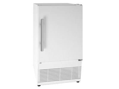 15" U-Line Built-in ACR015 Crescent Ice Maker in White - UACR015-WS01A