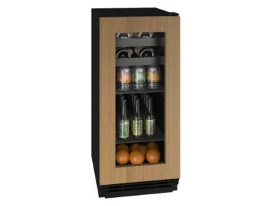 15" U-Line HBV115  Beverage Center with 2.9 Cu. Ft. Capacity - UHBV115-IG01A