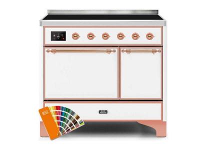 40" ILVE Majestic II Electric Freestanding Range with Copper Trim in Custom Ral - UMDI10QNS3/RALP