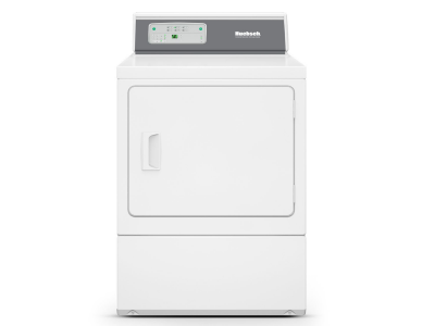 27" Huebsch Commercial Rear Control Single Gas Dryer in White - YDEE7RGS173CW01