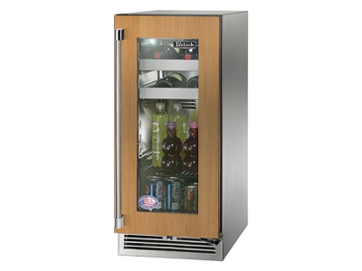 15" Perlick Marine and Coastal Signature Series Right-Hinge Refrigerator in Panel Ready Glass Door - HP15RM44R