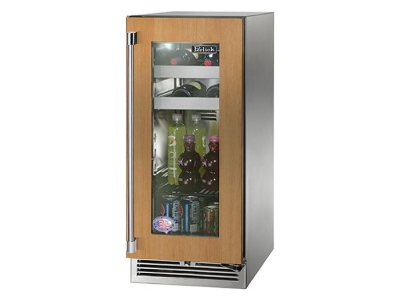 15" Perlick Marine and Coastal Signature Series Right-Hinge Beverage Center in Panel Ready Glass Door - HP15BM44R