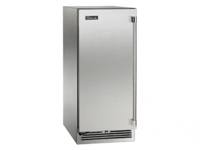 15" Perlick Marine and Coastal Signature Series Left-Hinge Beverage Center in Solid Stainless Steel Door - HP15BM41L