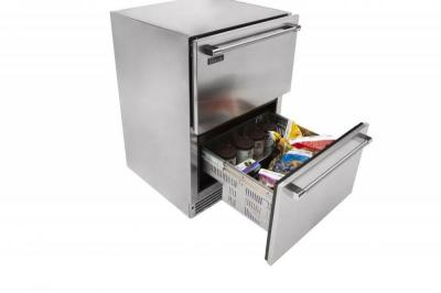 24" Perlick Marine and Coastal Signature Series Freezer Drawers with Stainless Steel Drawers - HP24FM45