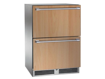 24" Perlick Marine and Coastal Signature Series Freezer Drawers with Panel Ready Drawers - HP24FM46