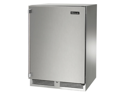 24" Perlick Marine and Coastal Signature Series Right-Hinge Freezer in Solid Stainless Steel Door - HP24FM41R