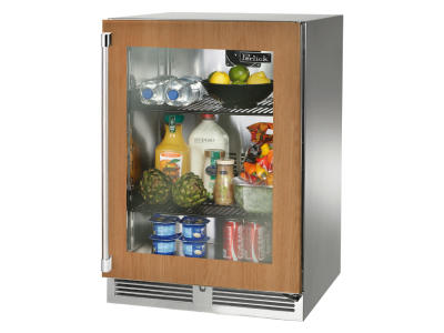 24" Perlick Marine Signature Series Right-Hinge Refrigerator in Panel Ready Glass Door - HP24RM44R