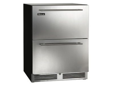 24" Perlick ADA Height Compliant Buit-in UnderCounter Freezer Drawers in Stainless Steel - HA24FB45DL