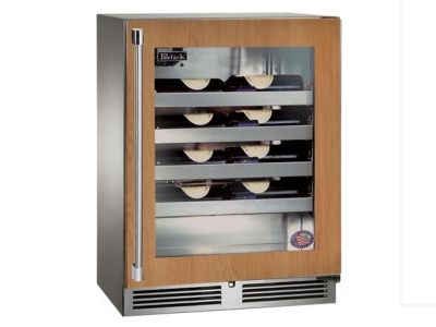 24" Perlick 3.1 Cu. Ft. Signature Series Shallow Depth Indoor Wine Reserve - HH24WS44RL