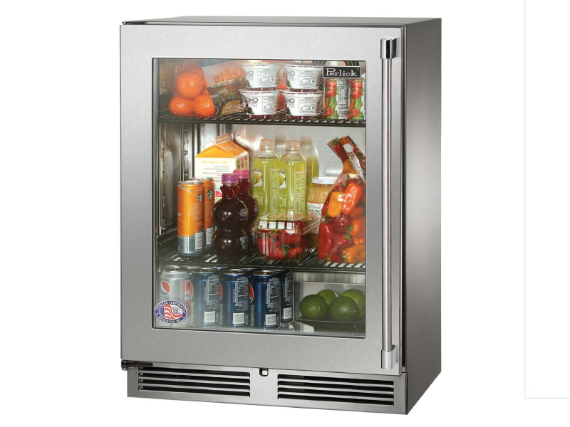 Perlick HH24RS41LL 24 Inch Compact Refrigerator with 3.1 Cu. Ft