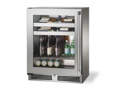 24" Perlick 3.1 Cu. Ft. Signature Series Shallow Depth Indoor Beverage Center - HH24BS43LL