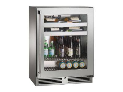 24" Perlick 3.1 Cu. Ft. Signature Series Shallow Depth Indoor Beverage Center - HH24BS43R