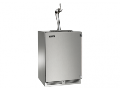 24" Perlick Signature Adara Series Left-Hinge Single Tap Beverage Dispenser in Stainless Steel - HP24TS41L1A