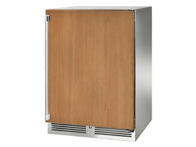 24" Perlick Indoor Signature Series Right-Hinge Dual-Zone Refrigerator/Wine Reserve in Solid Panel Ready Door with Door Lock - HP24CS42RL