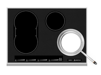 30" Hestan KICS Series Smart Induction Cooktop with 4 Burners - KICS30-BK